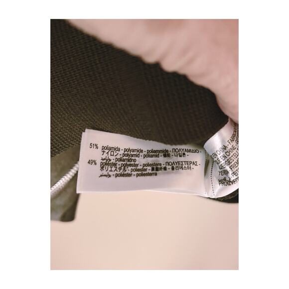 NEW Zara Knit Jacket Size M Green $89 Full Zip Bomber - Picture 8 of 8